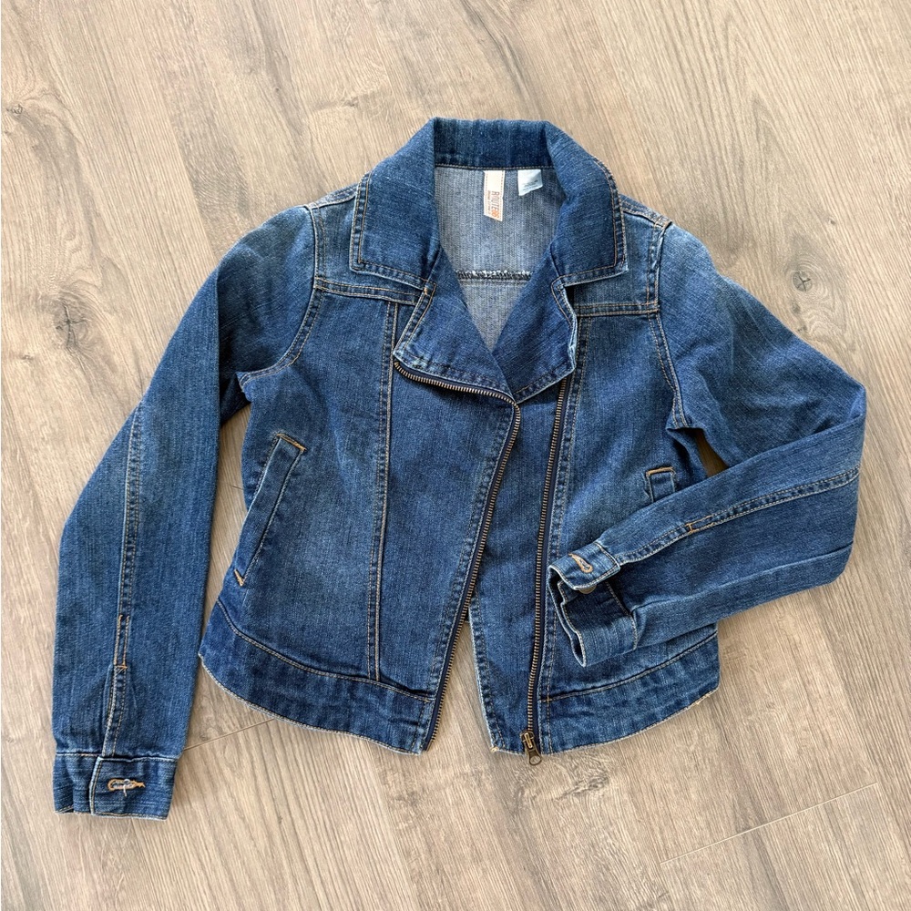 Girls Denim Blue Jacket